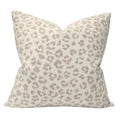 Leopard Linen Taupe & Ivory (Last Chance)