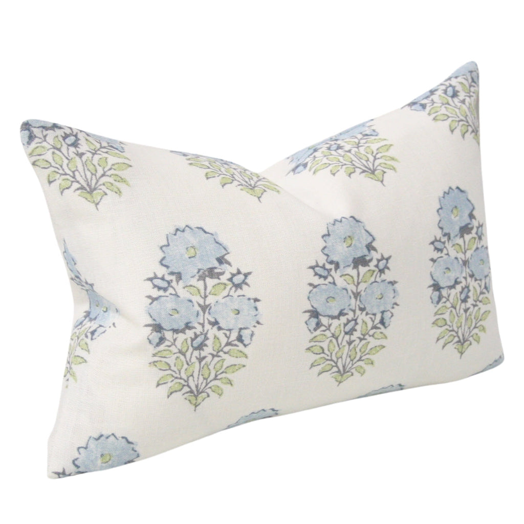 Mughal Flower Monsoon Blue and Green (Last Chance)
